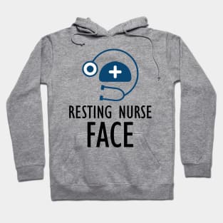 Nurse - Resting Nurse Face Hoodie
